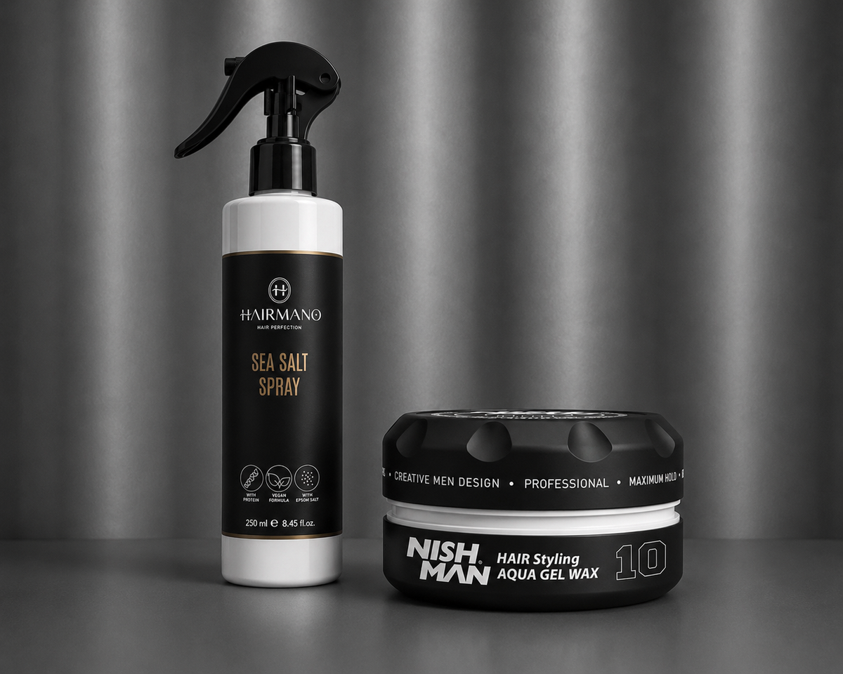The sea salt x gel wax combo